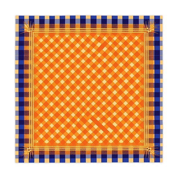 Orange Tablecloth | Modern table cloth | Rectangle Square or Round Fit | gift - Picture 6 of 10